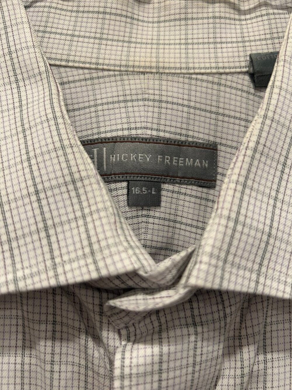 Hickey Freeman (16.5 - L) Dress Shirt